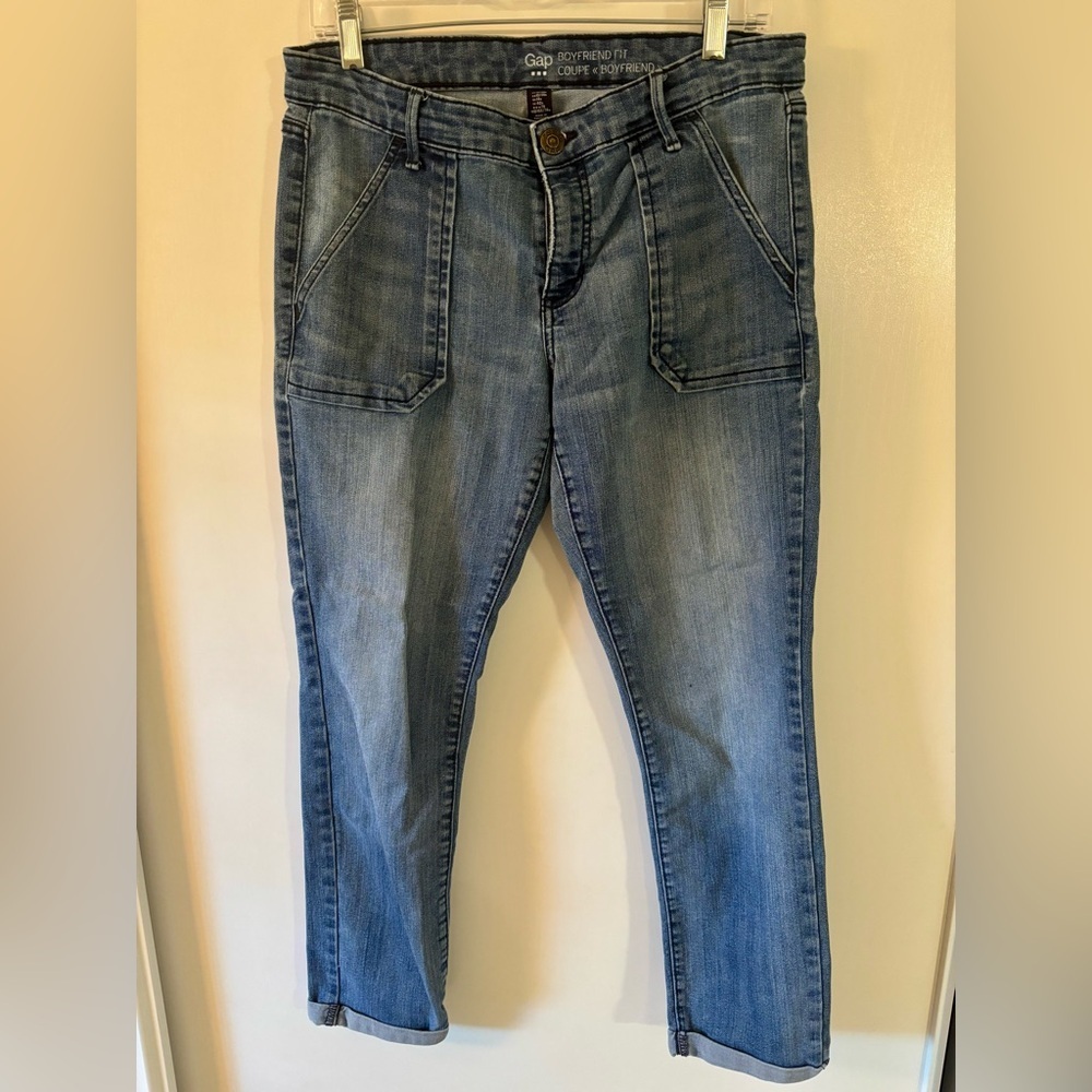 Gap Boyfriend Coupe Jeans Women’s Size 10 in Medium Indigo